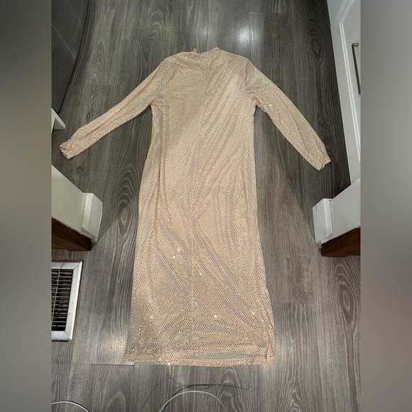 Shein Long Sleeve Midi Holiday Dress - Picture 6 of 9